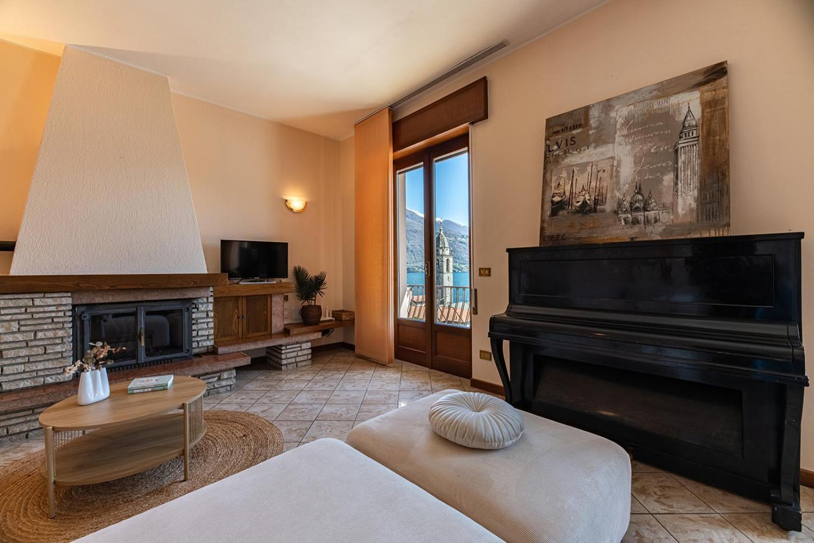 Appartamento Bellavista - Lake Como View - Near The Beach Cremia Eksteriør billede