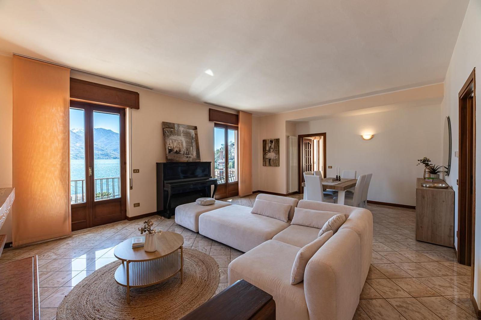 Appartamento Bellavista - Lake Como View - Near The Beach Cremia Eksteriør billede