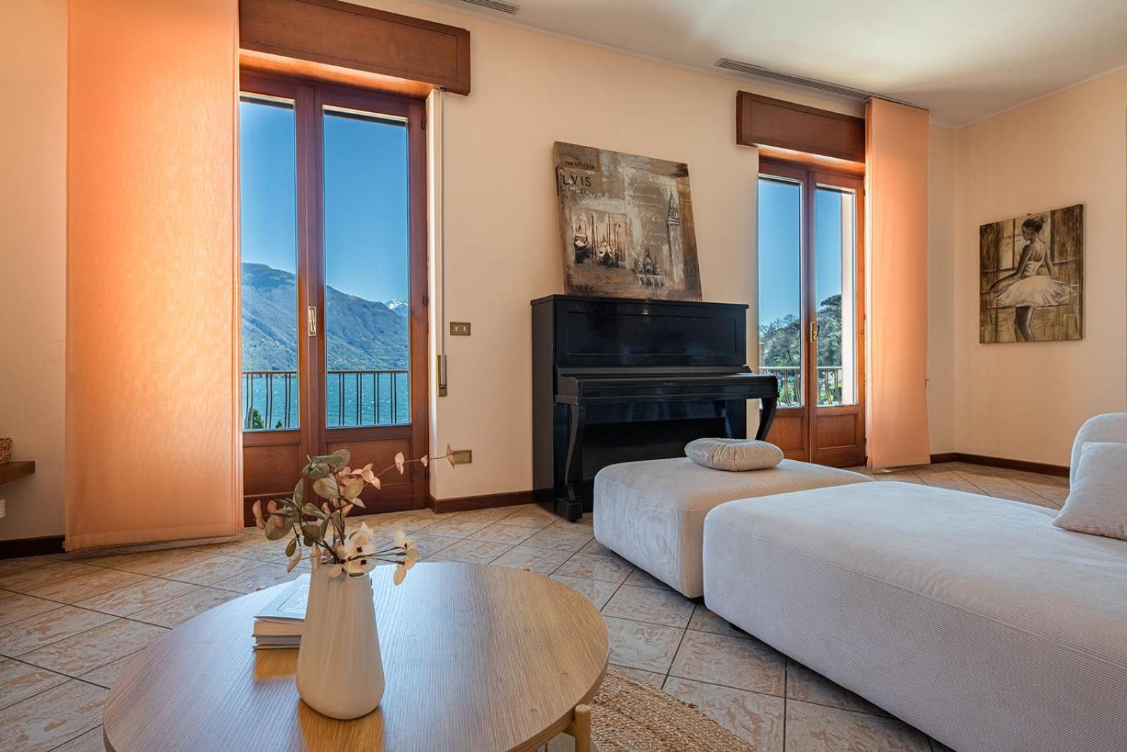 Appartamento Bellavista - Lake Como View - Near The Beach Cremia Eksteriør billede